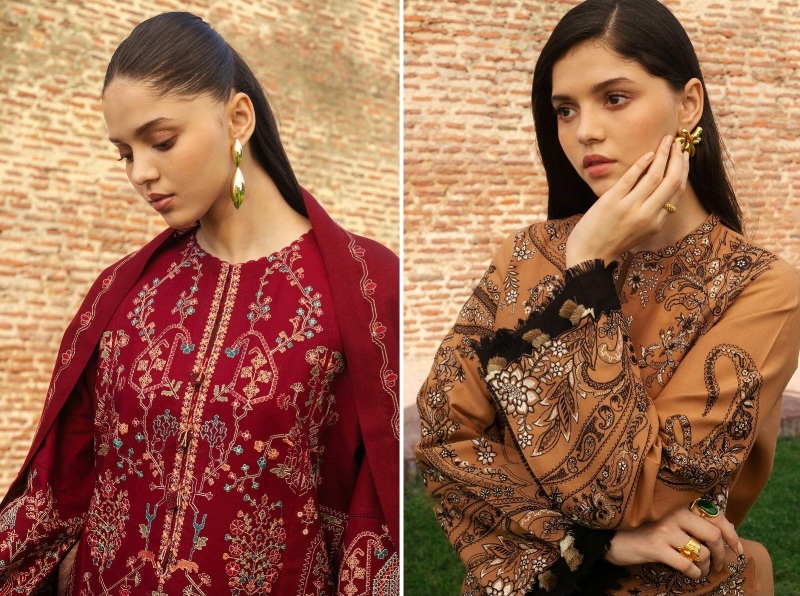 Zara Shahjahan Embroidered And Printed Womens Winter Wear Collection 2024