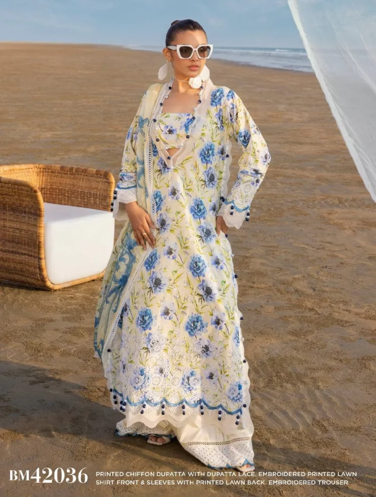 Women’s Unstitched Lawn Dress 2025 by Gul Ahmed: A Fashion Revolution